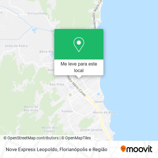 Nove Express Leopoldo mapa