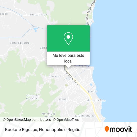 Bookafé Biguaçu mapa