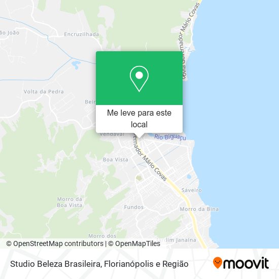 Studio Beleza Brasileira mapa