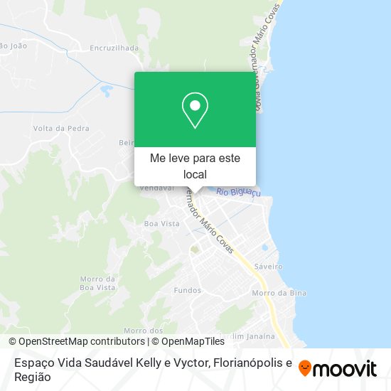 Espaço Vida Saudável Kelly e Vyctor mapa