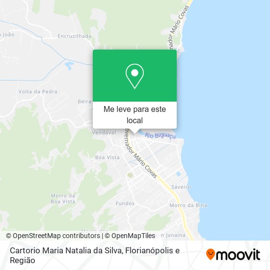 Cartorio Maria Natalia da Silva mapa