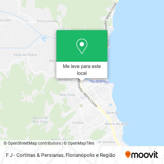 F J - Cortinas & Persianas mapa
