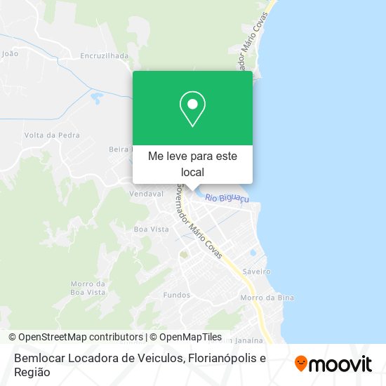 Bemlocar Locadora de Veiculos mapa
