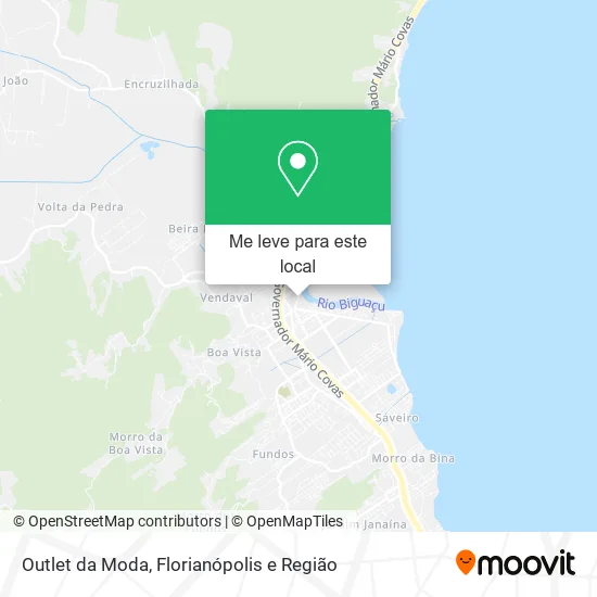 Outlet da Moda mapa
