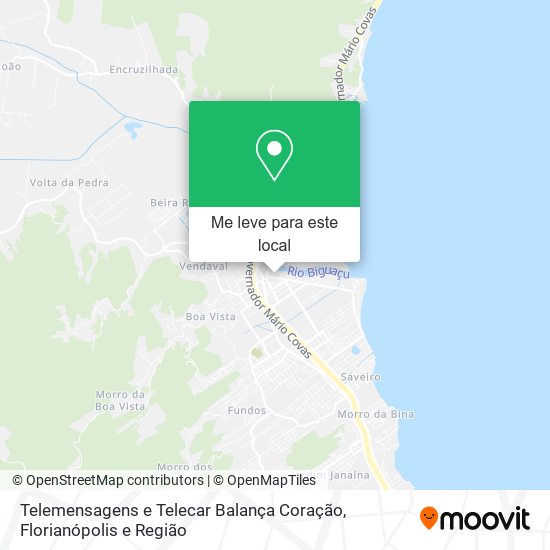 Telemensagens e Telecar Balança Coração mapa