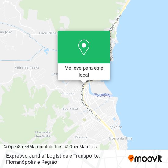 Expresso Jundiaí Logística e Transporte mapa