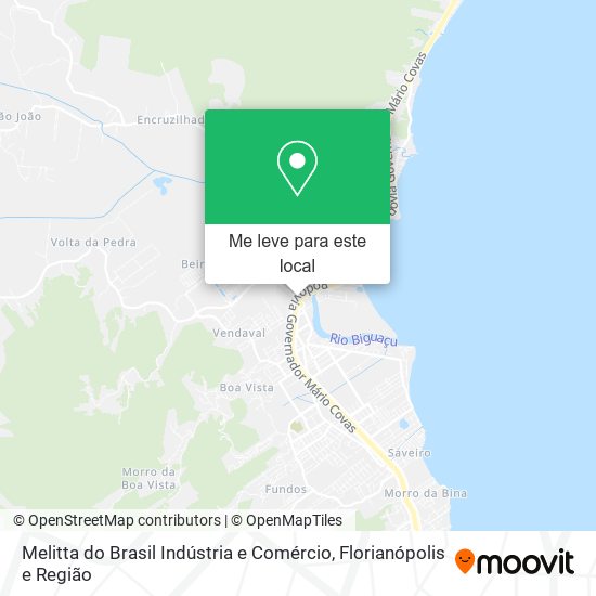 Melitta do Brasil Indústria e Comércio mapa