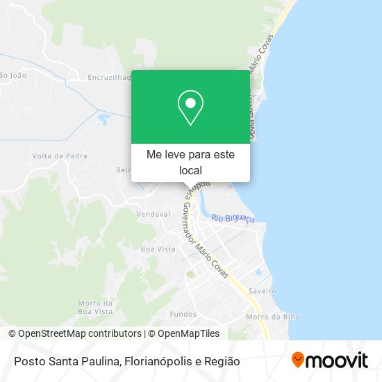 Posto Santa Paulina mapa