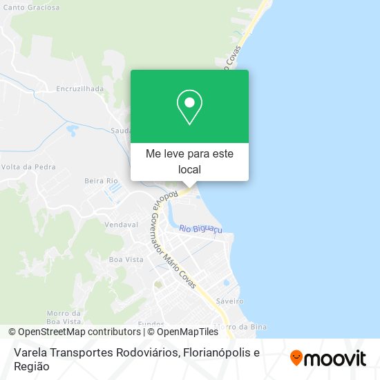 Varela Transportes Rodoviários mapa