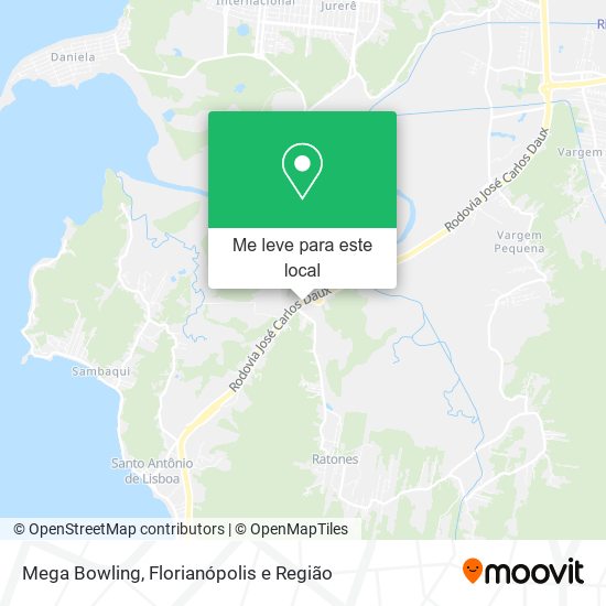 Mega Bowling mapa