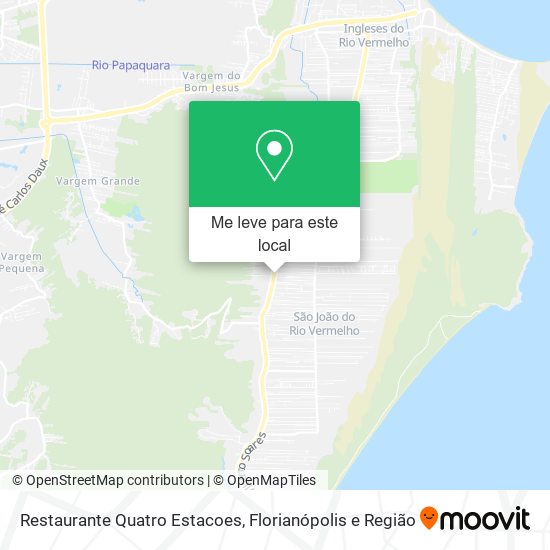 Restaurante Quatro Estacoes mapa