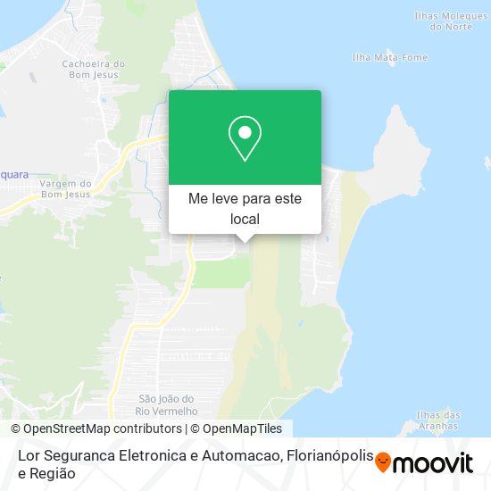 Lor Seguranca Eletronica e Automacao mapa