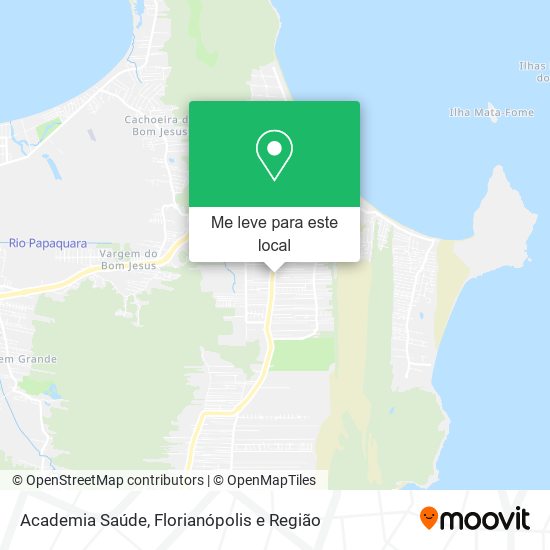 Academia Saúde mapa