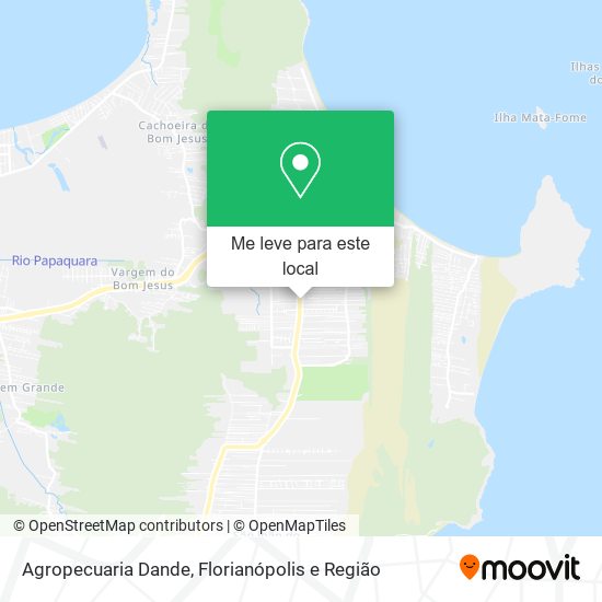 Agropecuaria Dande mapa