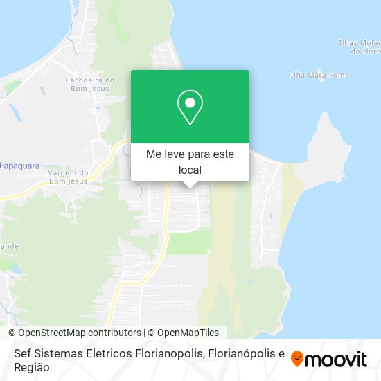 Sef Sistemas Eletricos Florianopolis mapa