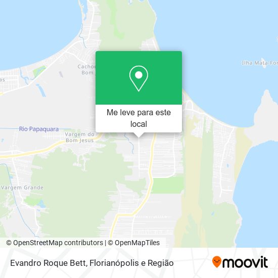 Evandro Roque Bett mapa
