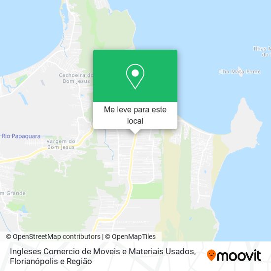 Ingleses Comercio de Moveis e Materiais Usados mapa