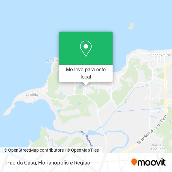 Pao da Casa mapa