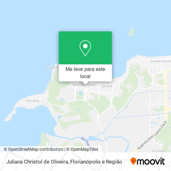 Juliana Christol de Oliveira mapa