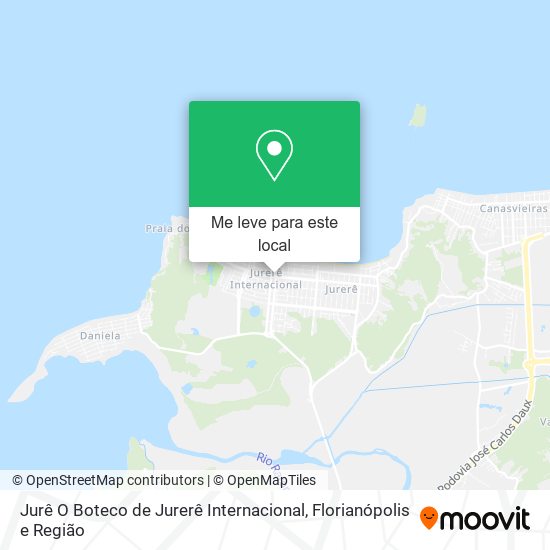 Jurê O Boteco de Jurerê Internacional mapa