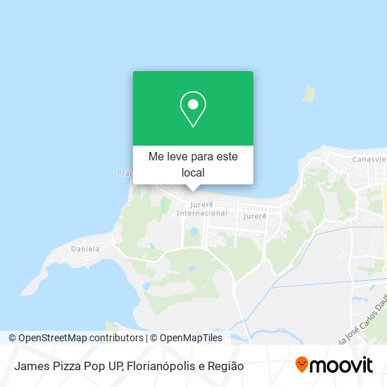 James Pizza Pop UP mapa