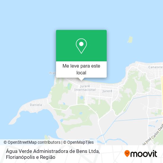 Água Verde Administradora de Bens Ltda mapa