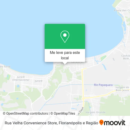 Rua Velha Convenience Store mapa