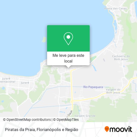 Piratas da Praia mapa