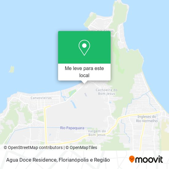 Agua Doce Residence mapa