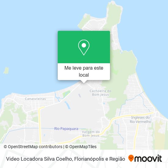 Video Locadora Silva Coelho mapa