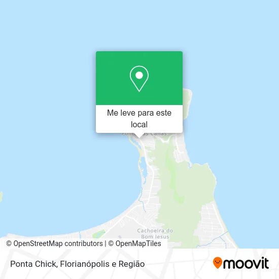 Ponta Chick mapa