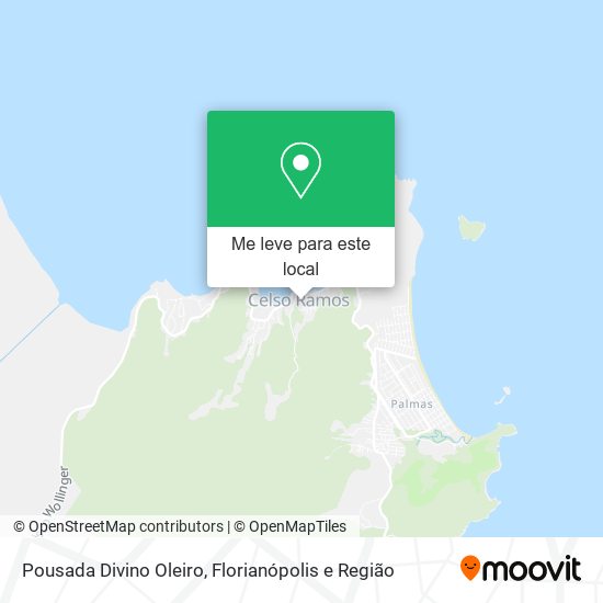 Pousada Divino Oleiro mapa