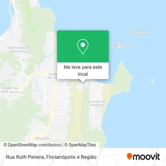 Rua Ruth Pereira mapa