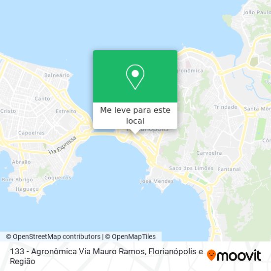 133 - Agronômica Via Mauro Ramos mapa