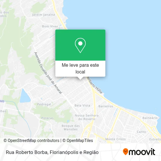 Rua Roberto Borba mapa