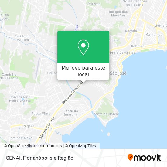 SENAI mapa