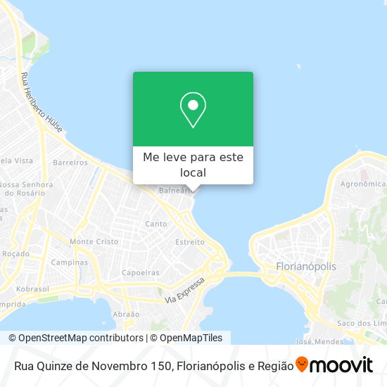 Rua Quinze de Novembro 150 mapa