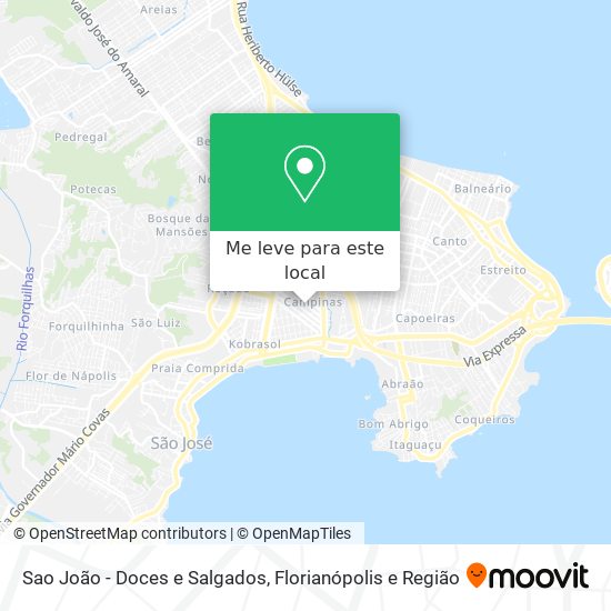 Sao João - Doces e Salgados mapa