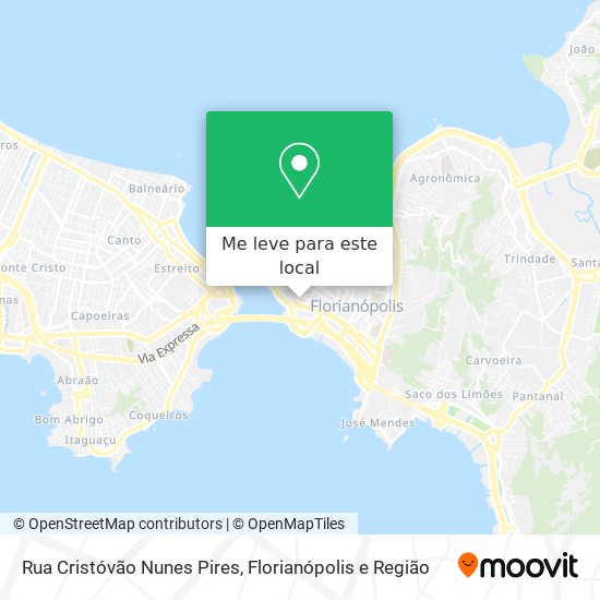 Rua Cristóvão Nunes Pires mapa