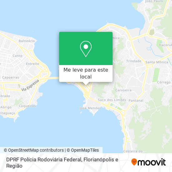 DPRF Polícia Rodoviária Federal mapa