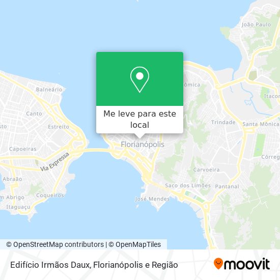 Edifício Irmãos Daux mapa