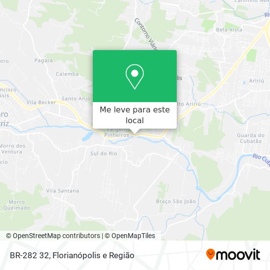 BR-282 32 mapa