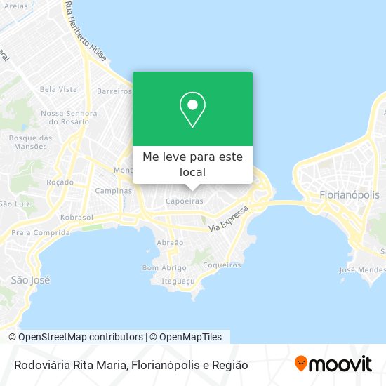 Rodoviária Rita Maria mapa