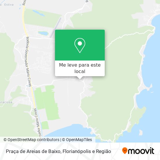 Praça de Areias de Baixo mapa