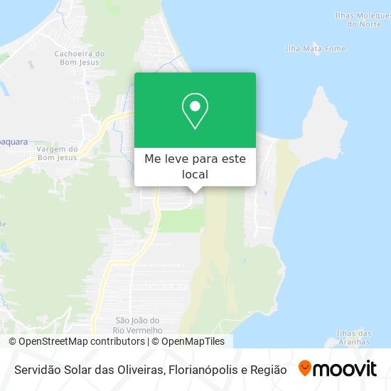 Servidão Solar das Oliveiras mapa