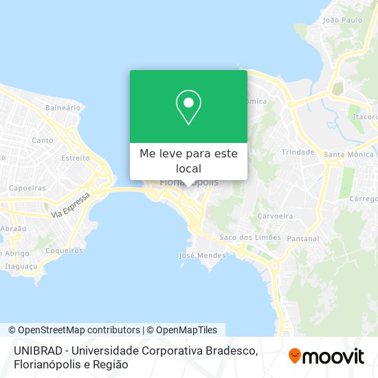 UNIBRAD - Universidade Corporativa Bradesco mapa