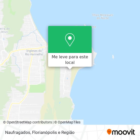 Naufragados mapa