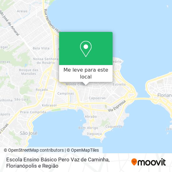 Escola Ensino Básico Pero Vaz de Caminha mapa