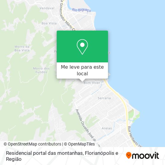 Residencial portal das montanhas mapa