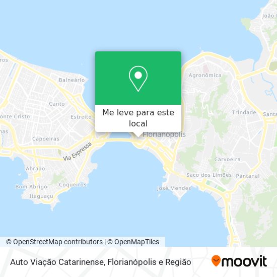 Auto Viação Catarinense mapa